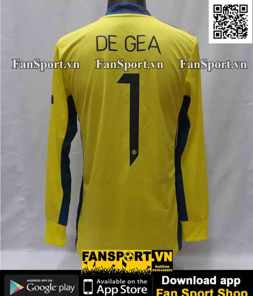 Áo De Gea 1 Manchester United 2020-2021 home shirt goalkeeper GK