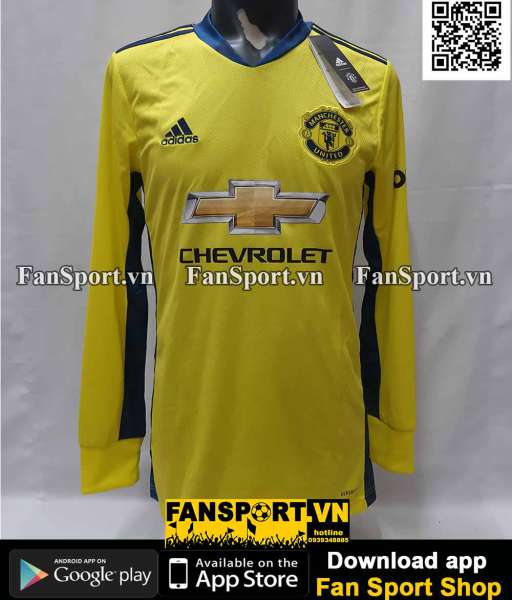 Áo De Gea 1 Manchester United 2020-2021 home shirt goalkeeper GK