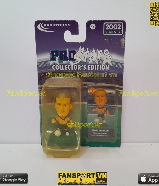 Tượng Beckham 7 Manchester United 2001-2002 PRO615 corinthian blister