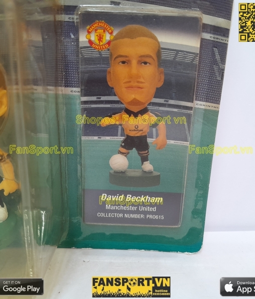 Tượng Beckham 7 Manchester United 2001-2002 PRO615 corinthian blister