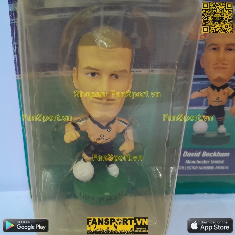Tượng Beckham 7 Manchester United 2001-2002 PRO615 corinthian blister