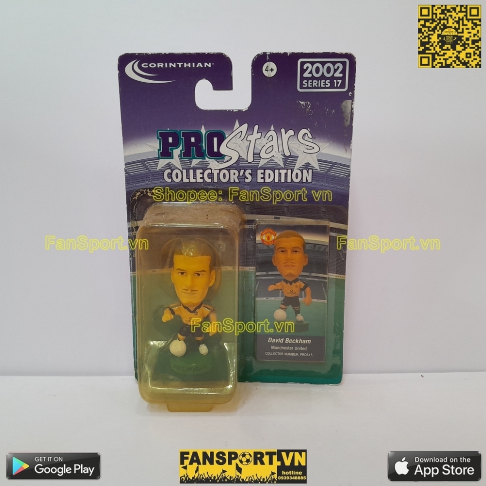 Tượng Beckham 7 Manchester United 2001-2002 PRO615 corinthian blister