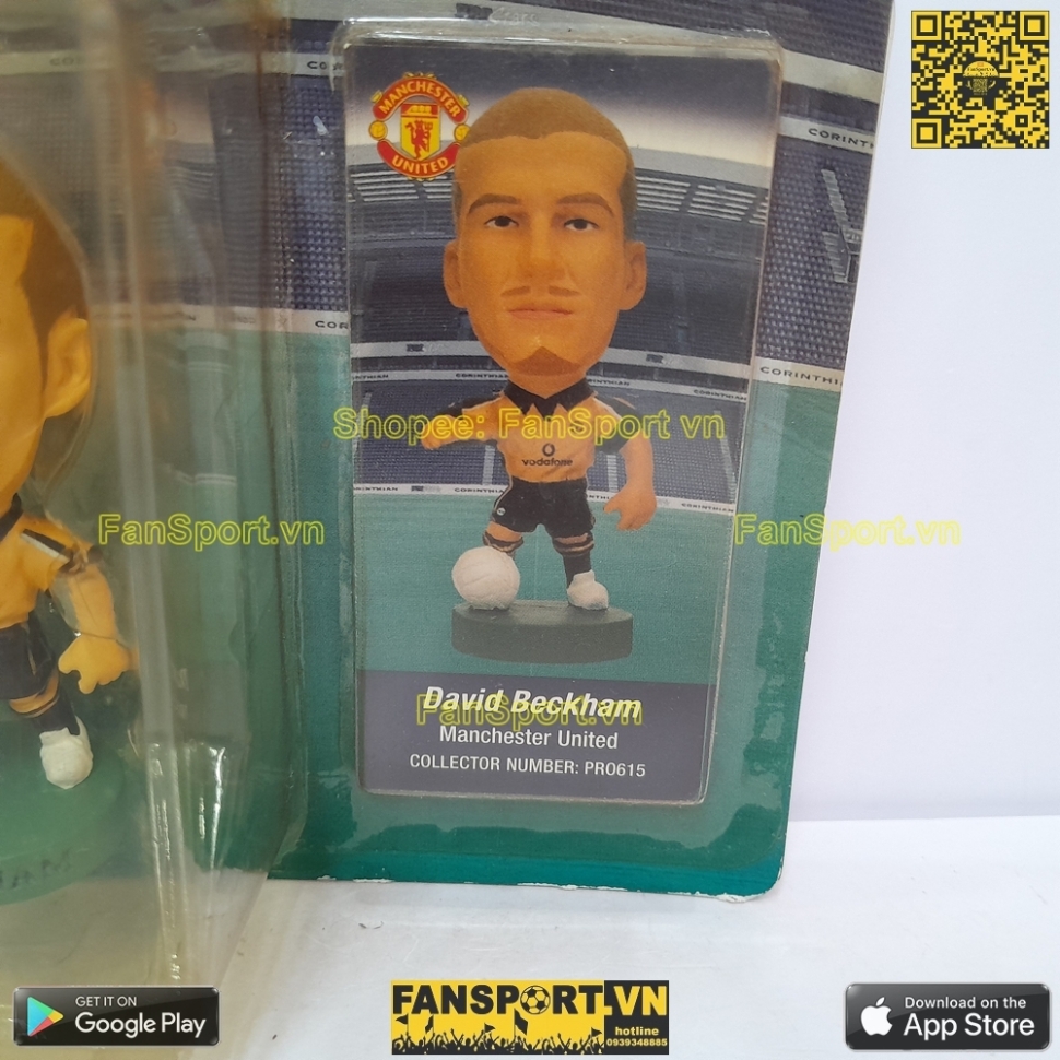 Tượng Beckham 7 Manchester United 2001-2002 PRO615 corinthian blister