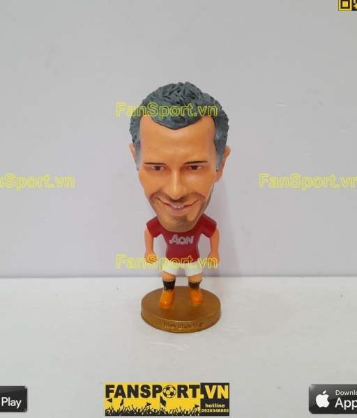 Tượng Ryan Giggs 11 Manchester United 2013-2014 home red kodoto