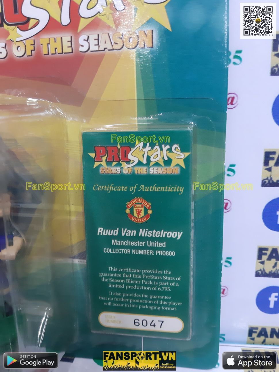 Tượng Nistelrooy Manchester United 2002 2003 third corinthian PRO800
