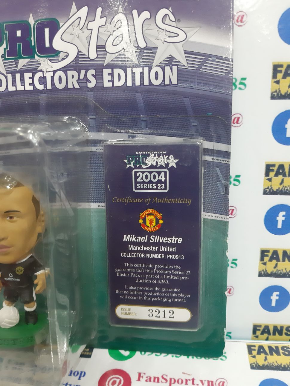 Tượng Silvestre Manchester United 2003 2005 coritnhian PRO913 blister