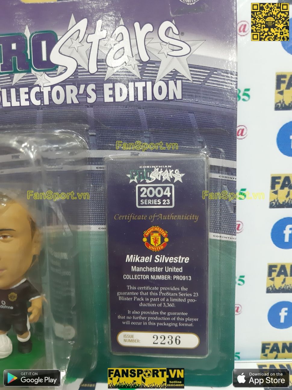 Tượng Silvestre Manchester United 2003 2005 coritnhian PRO913 blister