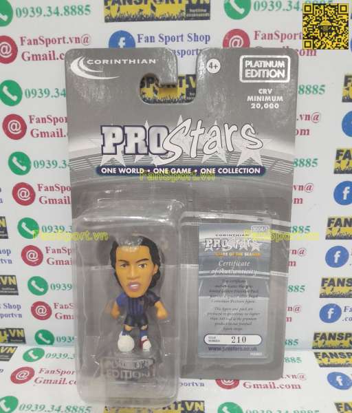 Tượng Ronaldinho 10 Barcelona 2004 2005 away corinthian PP1176