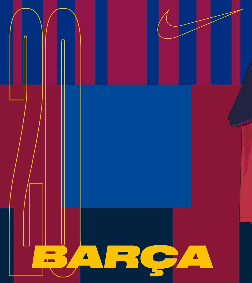 Box Barcelona 20th Anniversary Shirt set mashup Limited Nike Vaporknit