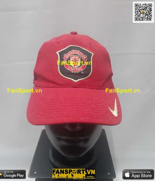 Nón Manchester United 2006-2007 home red cap hat original Nike 146848