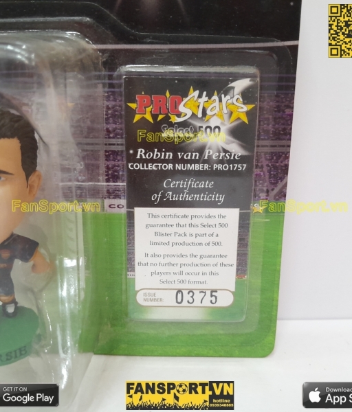 Tượng Persie Arsenal 2007-2008 corinthian Select 500 PRO1757 prostar