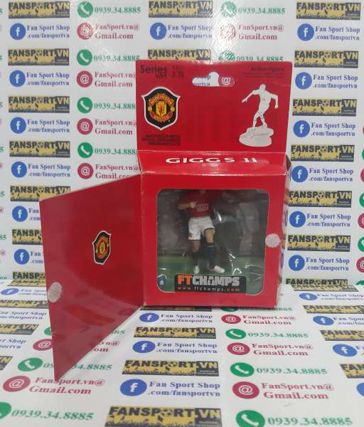 Tượng Giggs 11 Manchester United 2007 2008 2009 figure FT Champs box