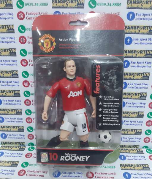 Tượng Rooney 10 Manchester United 2012 2013 home Match Stars figure