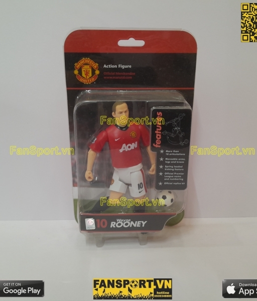 Tượng Rooney 10 Manchester United 2012 2013 home Match Stars figure