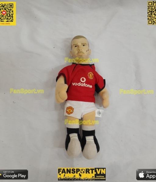 Thú bông Beckham 7 Manchester United 2002-2003-2004 home red