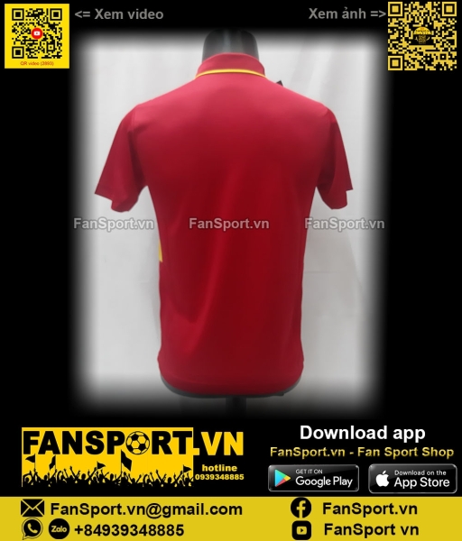 Áo đấu Việt Nam 2017 home đỏ shirt jersey Vietnam Grand Sport 038-283