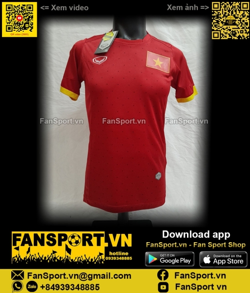 Áo Việt Nam 2014 2015 home đỏ shirt jersey Vietnam Grand Sport 038-231