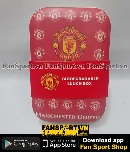 Hộp đựng thức ăn Manchester United food boxes red