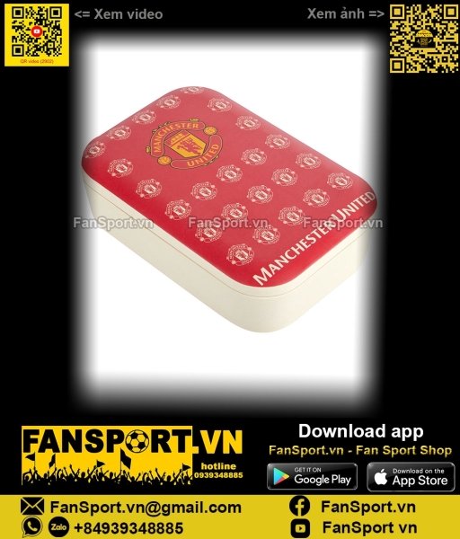 Hộp đựng thức ăn Manchester United food boxes red