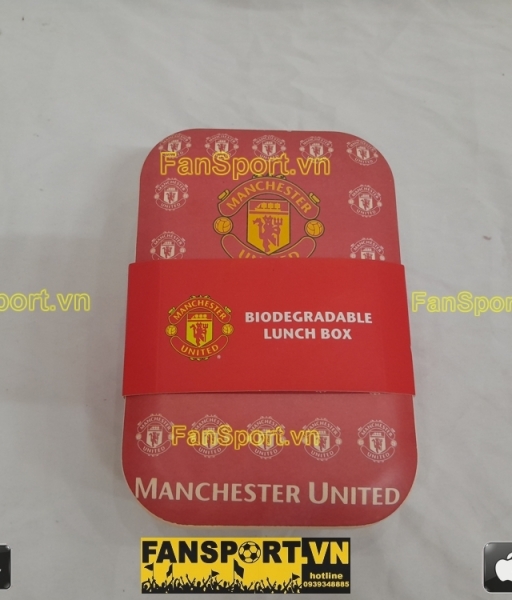 Hộp đựng thức ăn Manchester United food boxes red