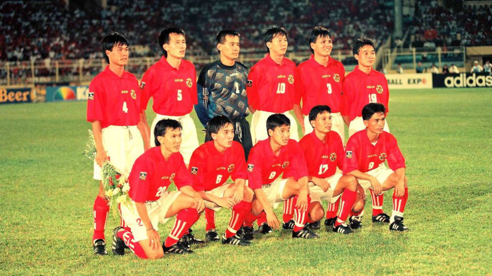 Áo đấu Việt Nam 1998-1999 home đỏ shirt jersey Vietnam Adidas retro