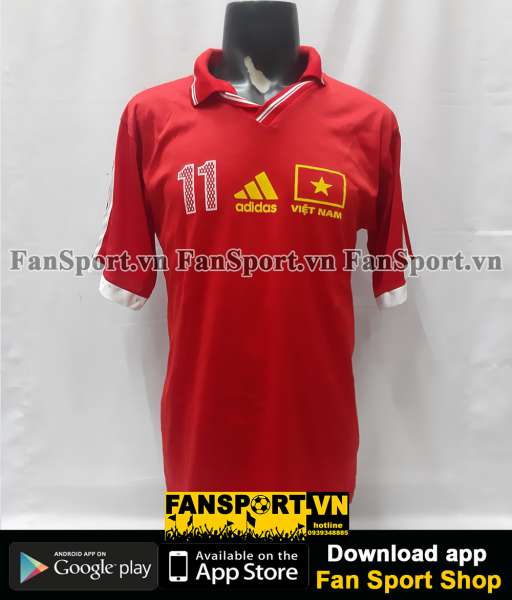 Áo đấu Việt Nam Adidas 11 home đỏ shirt jersey Vietnam