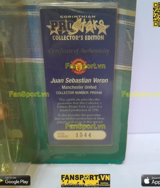 Tượng Veron 4 Manchester United 2000 2001 2002 home corinthian PRO546