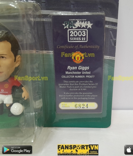 Tượng Giggs 11 Manchester United 2002 2003 2004 home corinthian PRO877