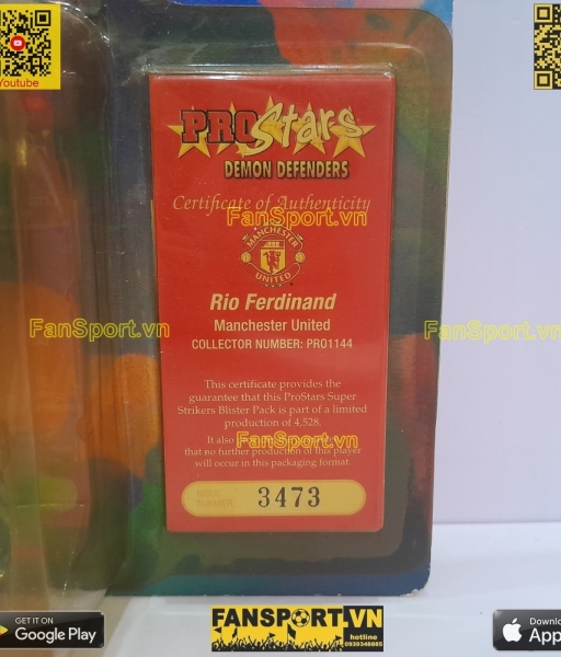 Tượng Ferdinand 5 Manchester United 2004 2005 2006 corinthian PRO1144