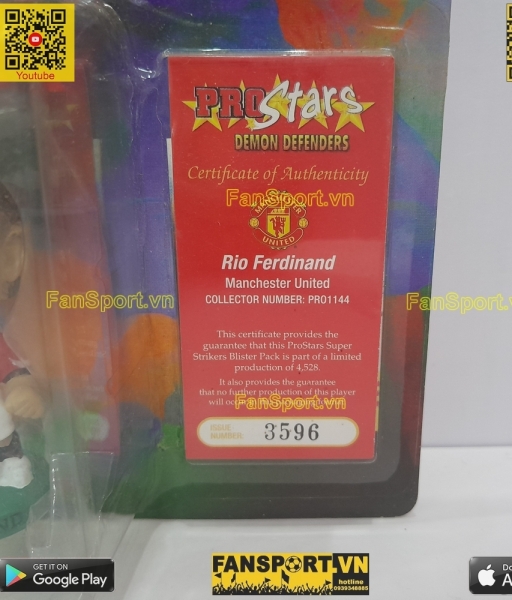 Tượng Ferdinand 5 Manchester United 2004 2005 2006 corinthian PRO1144