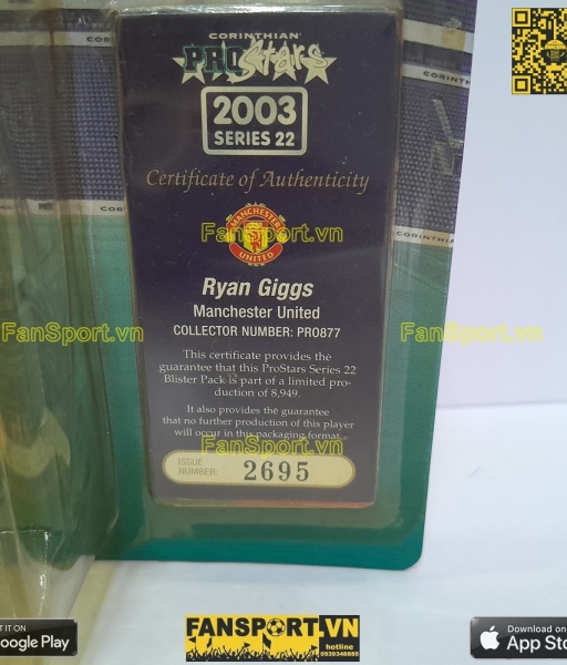 Tượng Giggs 11 Manchester United 2002 2003 2004 home corinthian PRO877