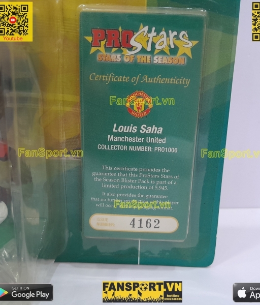 Tượng Saha 9 Manchester United 2002 2003 2004 home corinthian PRO1006
