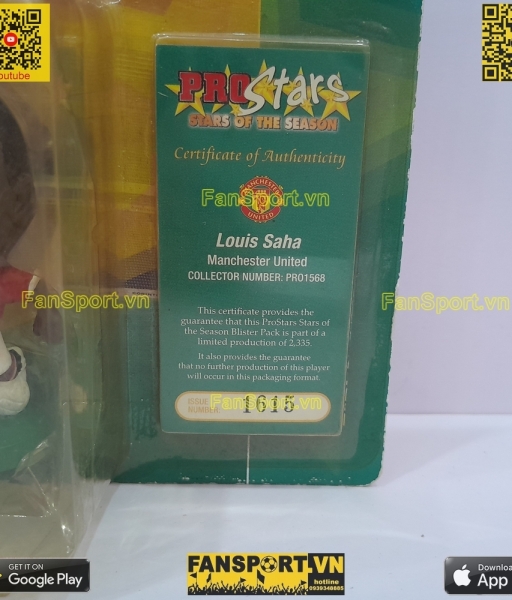 Tượng Saha 9 Manchester United 2006 2007 home corinthian PRO1568 red