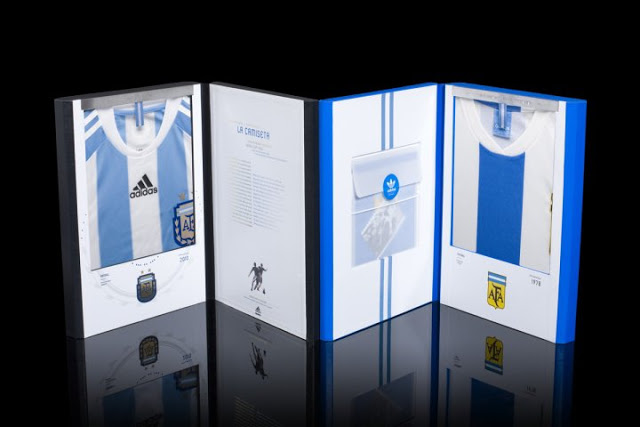 Box 2 áo Argentina Adidas Techfit World Cup 2010-2011 retro 1978 shirt