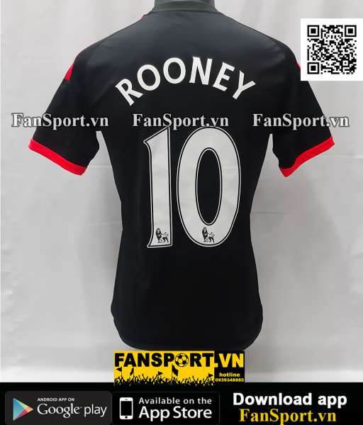 Áo đấu Rooney 10 Manchester United 2015-2016 thir shirt AC1445 BNWT