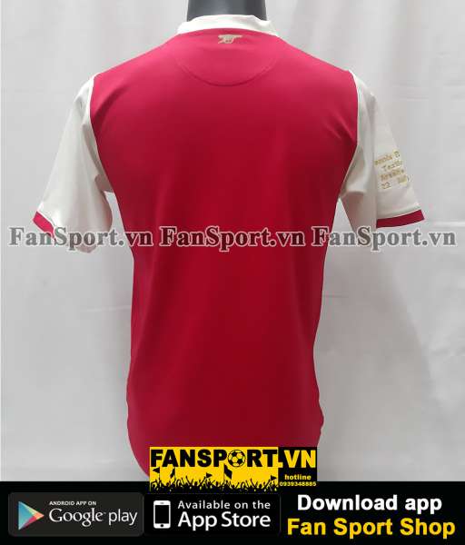 Áo Arsenal testimonial Bergkamp 2006 home shirt jersey 2007 2008 red