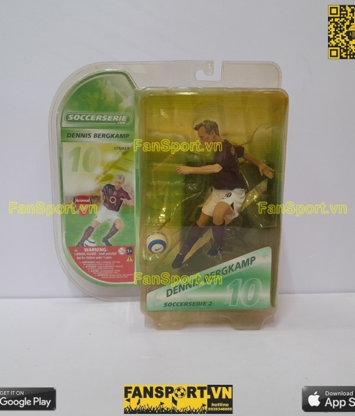 Tượng Denis Bergkamp 10 Arsenal 2005-2006 home soccerserie blister