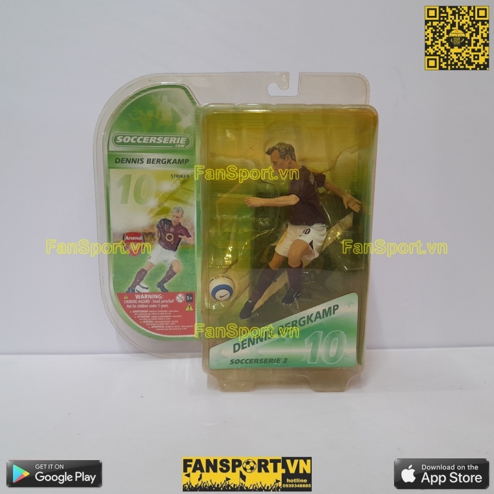 Tượng Denis Bergkamp 10 Arsenal 2005-2006 home soccerserie blister