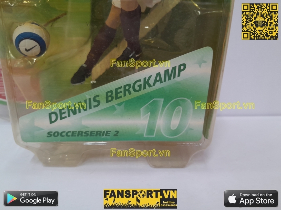 Tượng Denis Bergkamp 10 Arsenal 2005-2006 home soccerserie blister