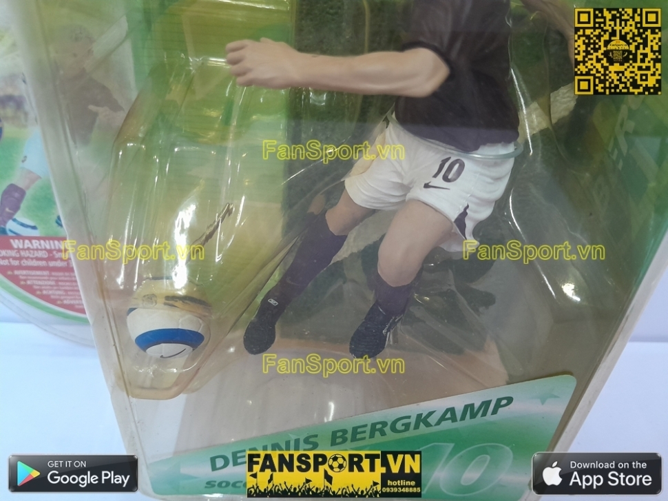 Tượng Denis Bergkamp 10 Arsenal 2005-2006 home soccerserie blister