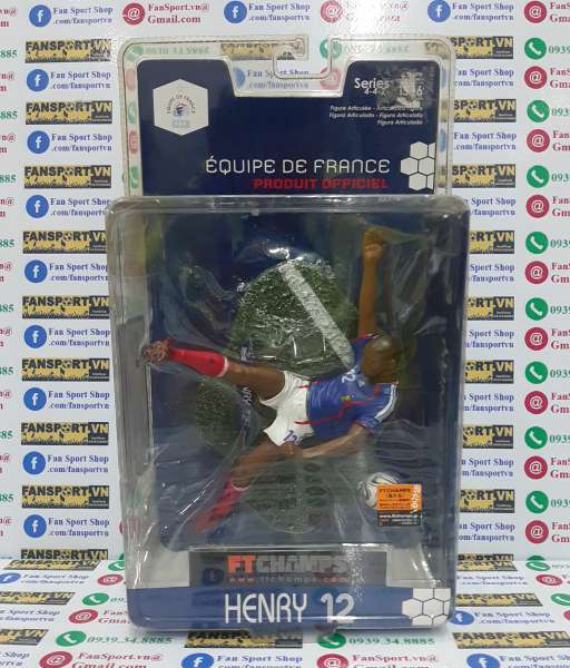 Tượng Henry #12 France 2006-2007 home FT Champs new in box