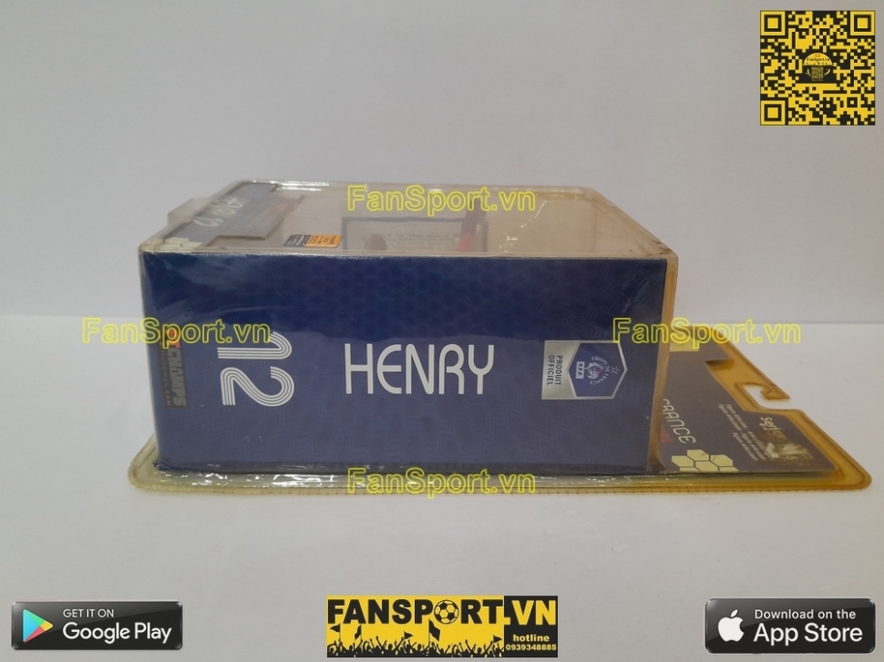 Tượng Henry 12 France 2006-2007 home FT Champs Series 4-4-2 pháp