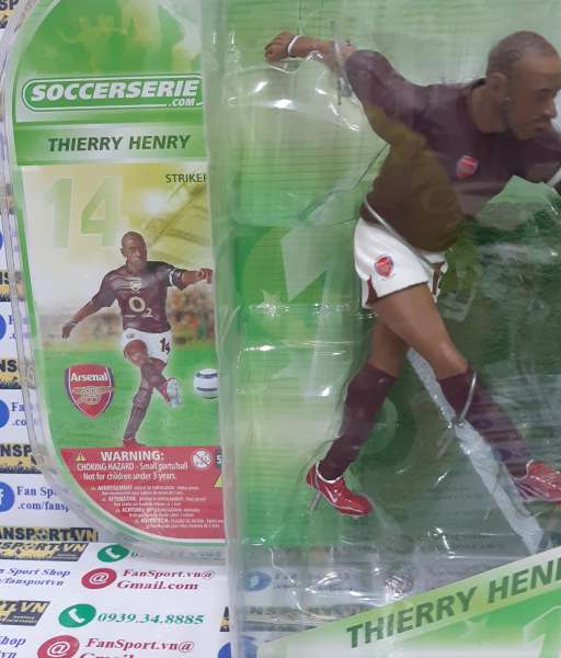 Tượng Thierry Henry 14 Arsenal 2005-2006 home soccerserie blister