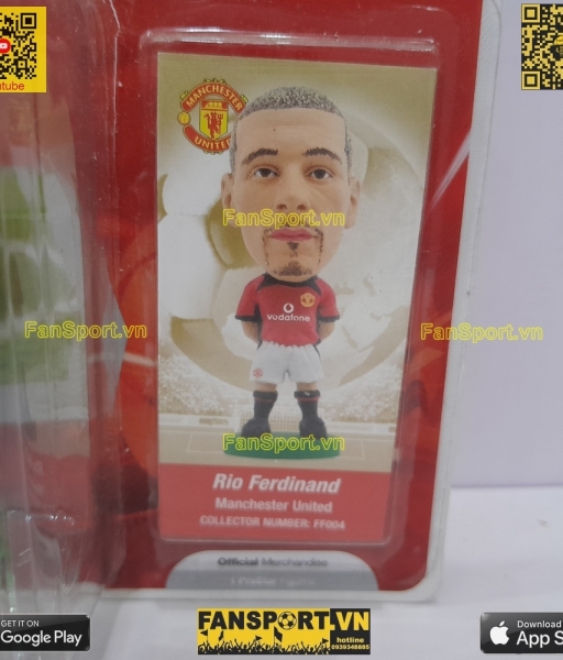 Tượng Ferdinand 5 Manchester United 2003 2004 home Fan Favorite FF004