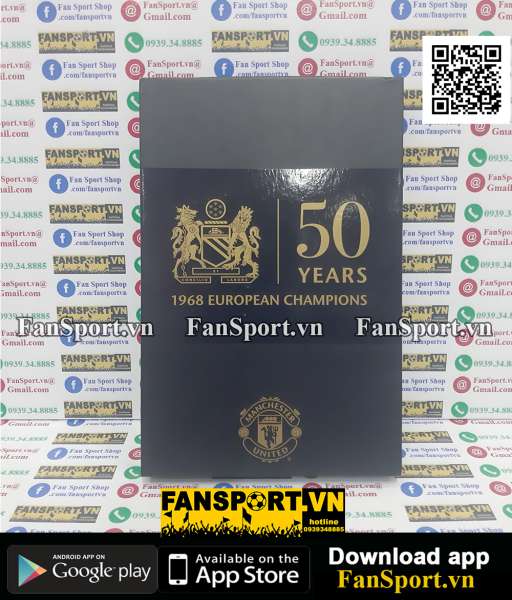 Badge 50 Years 1968 European Champions Manchester United box set 1720