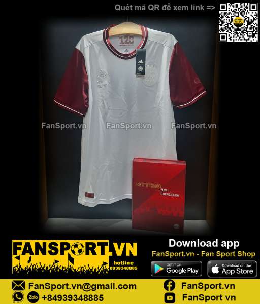 Box áo Bayern Munich 120th year Anniversary 2020 shirt FP7616 Adidas