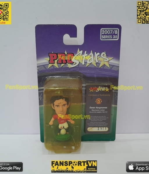 Tượng Hargreaves 4 Manchester United 2007 2008 2009 corinthian PRO1707