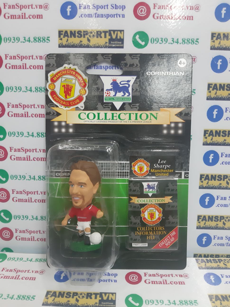 Tượng Lee Sharpe Manchester United 1994 1996 home corinthian blister