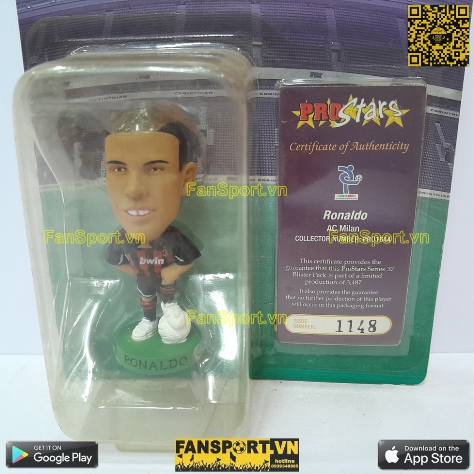 Tượng Ronaldo AC Milan 2007 2008 home corinthian PRO1644 blister 1148