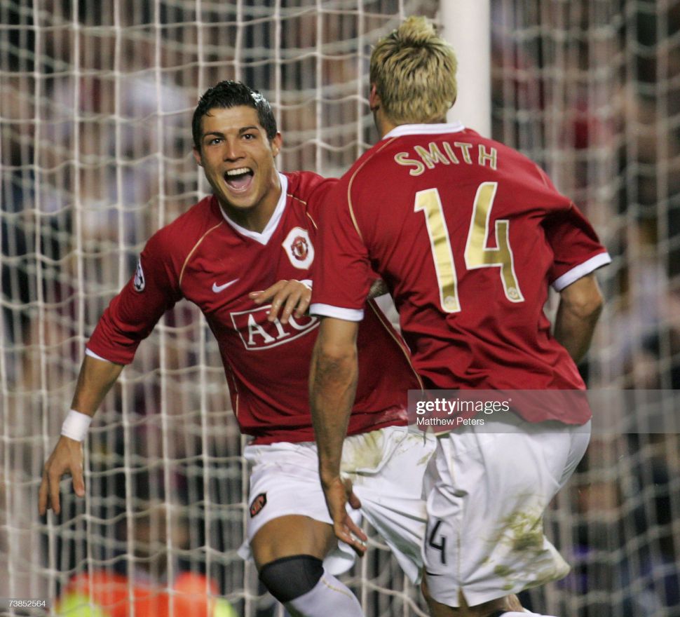 Áo Ronaldo 7 Manchester United 2006 2007 home shirt Champion League